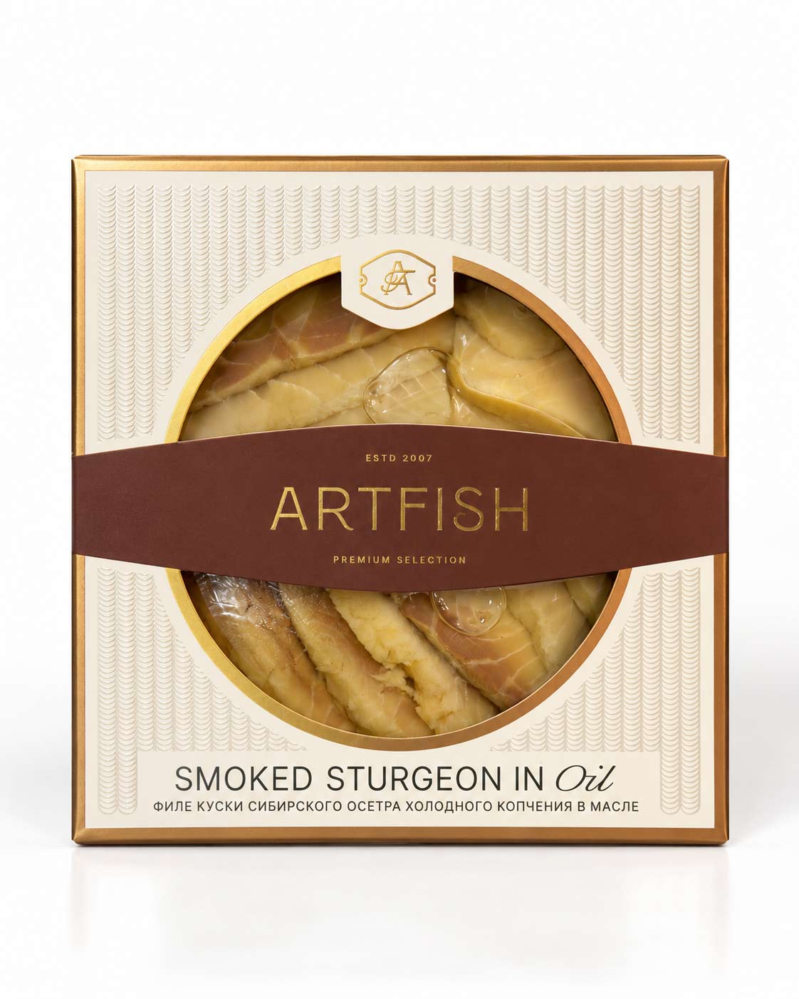 Smoked Sturgeon in Oil
